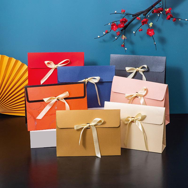 Folding Flip-top Gift Box for Underwear, Stockings, and Silk Scarves