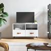Vidaxl TV-Schrank, Weiß, Hochglanz, 80x36x50 cm