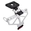 LEDISHUN Aluminum Fender Eliminator Kit for Yamaha YZF-R7 (2022-) and MT-07 (2022-) (Black + Silver)