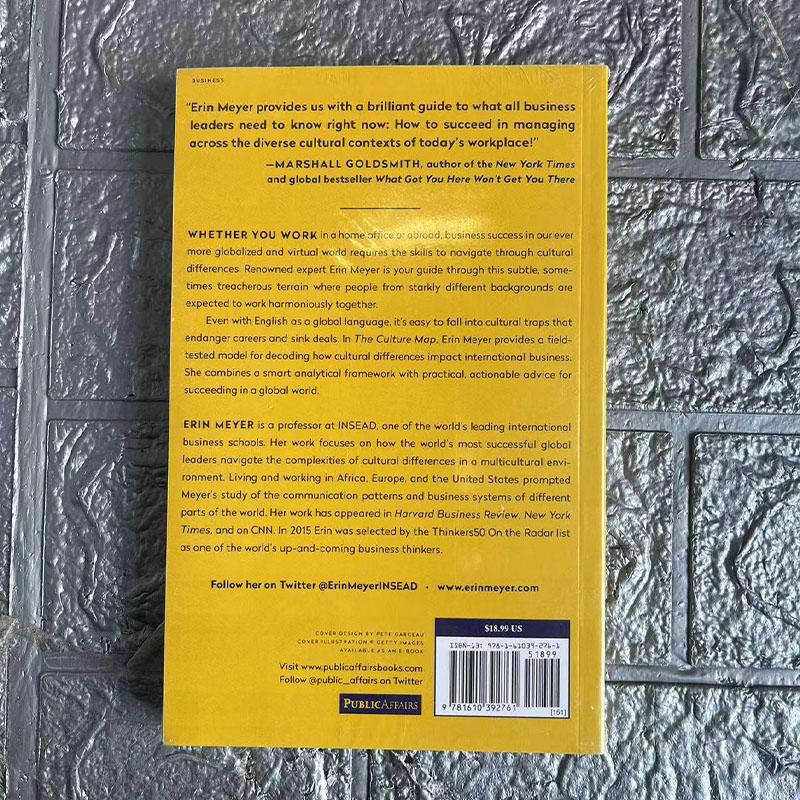 The Culture Map By Erin Meyer Decoding How People Think,Lead and Get Things Done Paperback Book In English