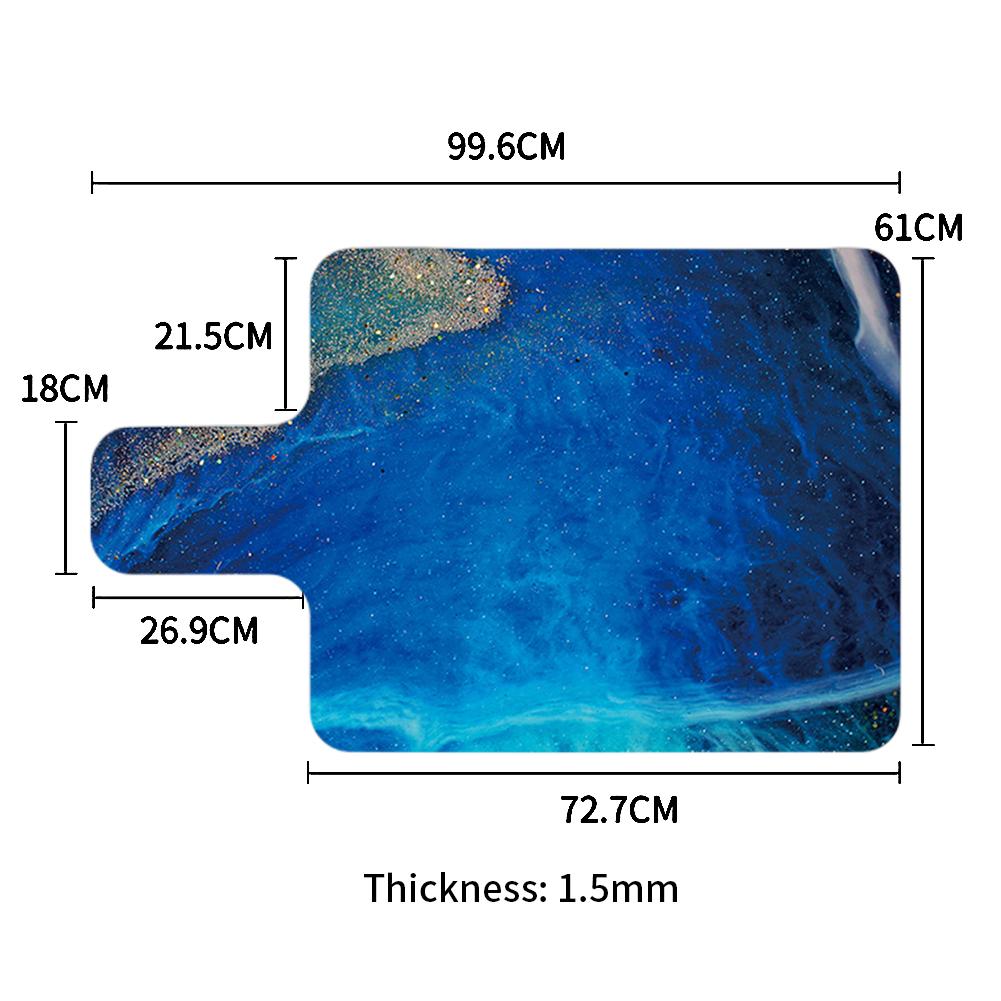 Rubber Exercise Pad Anti-Slip Yoga Meditation Pad Core Training Breathable Portable High-Temperature Resistant Sports Equipment