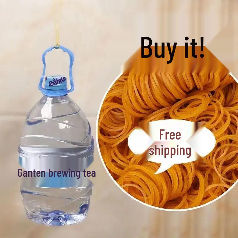 High Elasticity Yellow Cowhide Rubber Bands for Industrial Use and Vegetable Binding