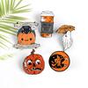 Alloy Trendy Unisex Halloween Brooch With Geometric Pumpkin Face And Features Witch