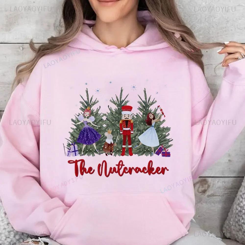 

Nutcracker Hoodie Ballet Women Sweatshirt Gift for Ballerina Hoody Sweatshirt Ballet Dancer Gift Dance Teacher Christmas Hoodie S