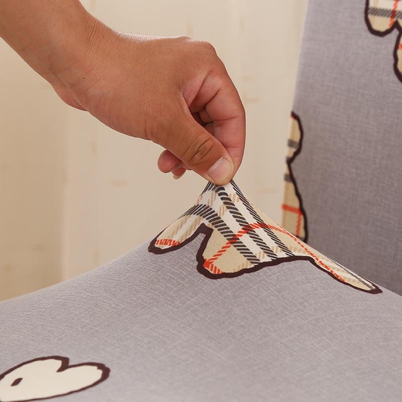 Elastic Office Chair Cover Print Split Computer Armchair Spandex Dust-Proof Seat Covers Stretch Slipcover Living Room