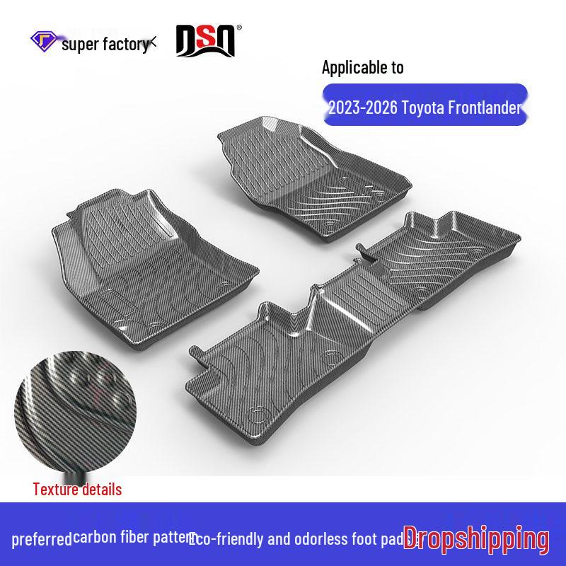 Toyota Venza, Crown, Land Cruiser & Frontlander TPE Floor Mats