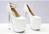 Women's Sky-High Platform Heels: 19-22cm, Sizes 34-46, Round Toe, Multiple Styles