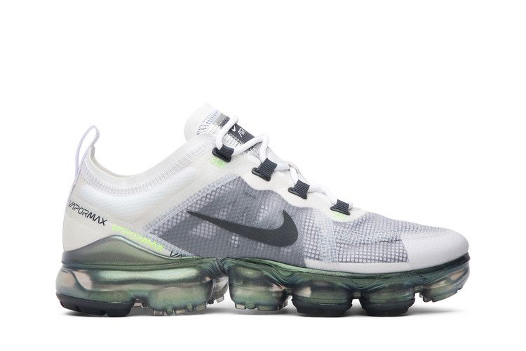 Nike Air VaporMax 2019 Premium White Platinum Tint Lime Blast