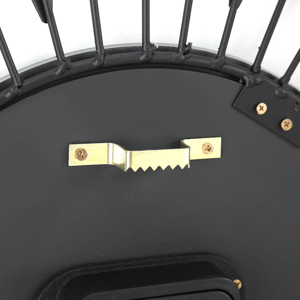 Luxury Art Dial Wall Clock Metal Living Room Digital Needle Wall Decor