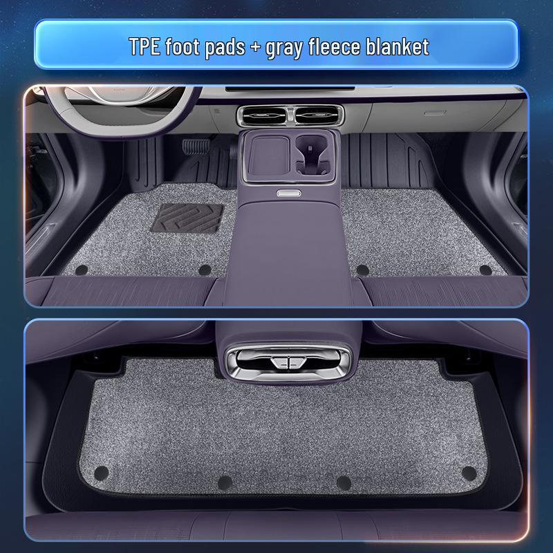 Leapmotor B01 TPE2026 Floor Mats: Custom Five-Seater Car Interior Carpet Accessories