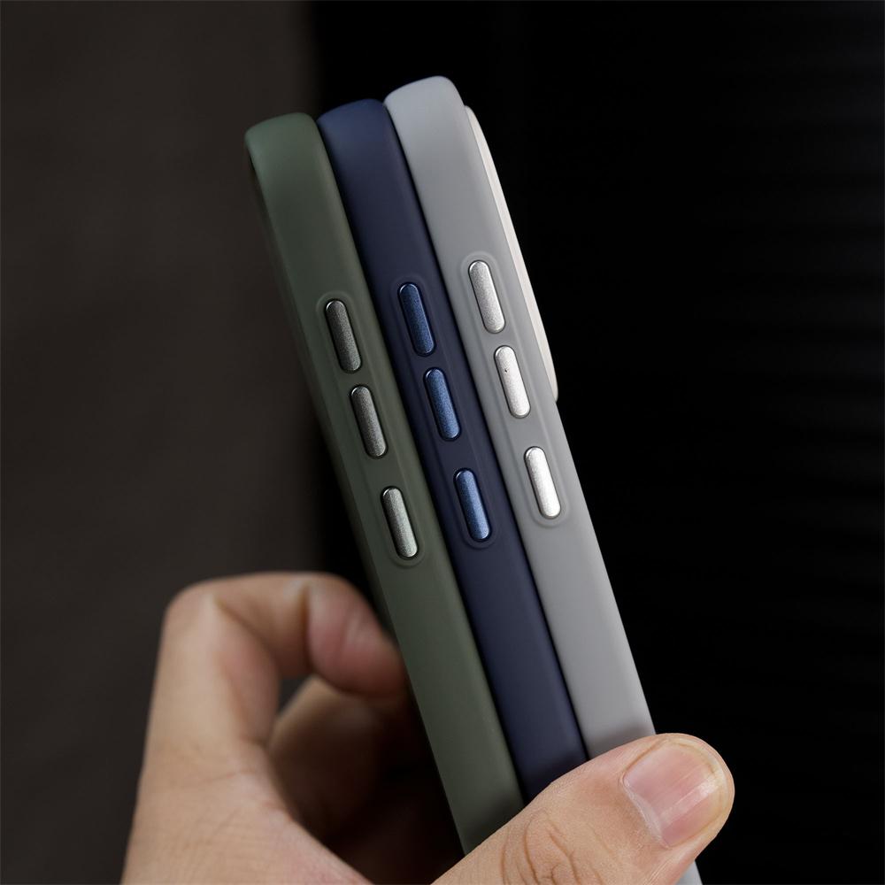 Luxury Matte Simple Magnetic Slim Silicone Soft Edge Case For OnePlus 15 1+15 Anti-fingerprint Wireless Charge Shockproof Cover
