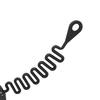 Fuel Tank Cap Cover Line Cable Wire with Ring Car Fuel Tank Cap Cover Line Cable 31336424 Black for Volvo S60 S80 S40 V40