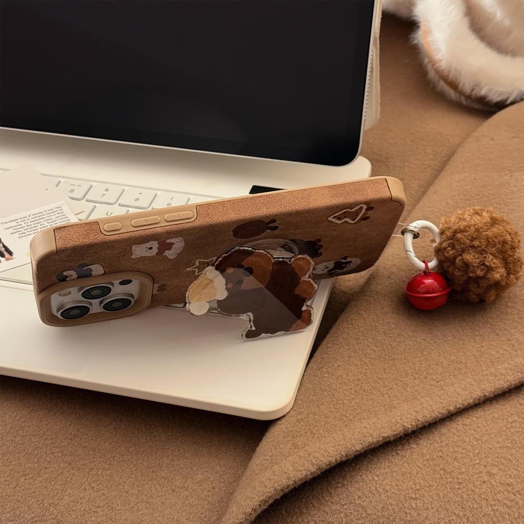Ins Suede Cartoon Sausage Phone Case Suitable for 11/12/13/14/15/16