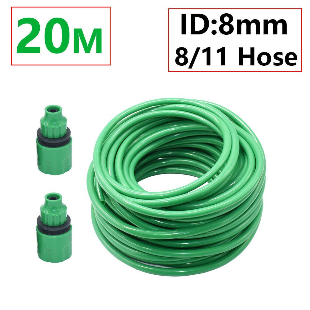 4/7mm 8/11mm 9/12mm Tubo Irrigazione Giardino 1/4" 3/8" Tubo PVC Tubo Micro Irrigazione a Goccia Tubo Prato Balcone Piante Fiori Tubo