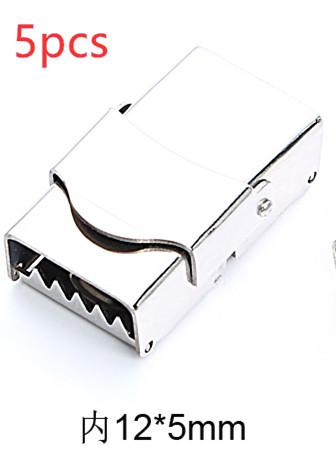 Stainless Steel Magnetic Clasps Charms Connector Buckle For Diy Leather Bracelets Rope Jewelry Making Findings Accessories