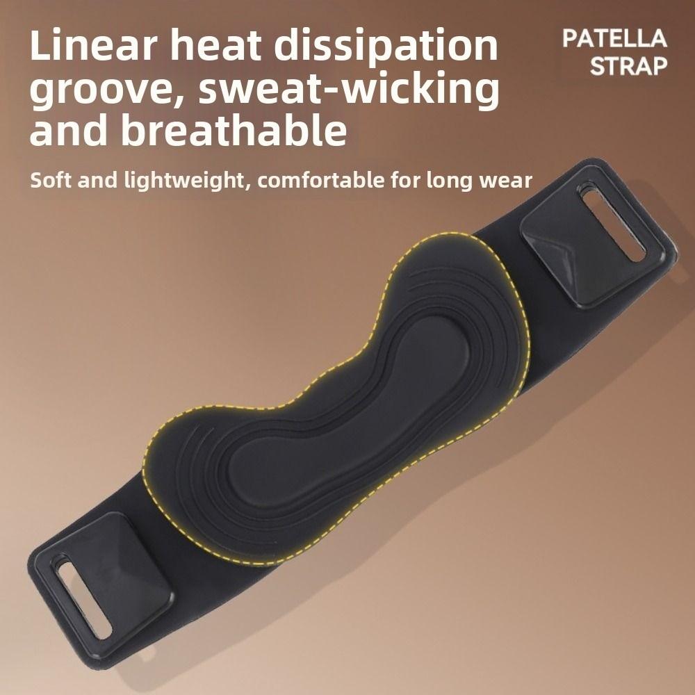 2pcs Silicone Patella Tendon Knee Straps Knee Support Knee Care Patella Knee Strap Flexible Fixed Protection Knee Sports Support Band