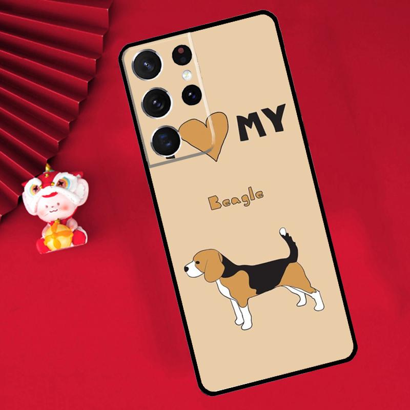 

Beagle Dog Puppy Pet Case For Samsung Galaxy S24 Ultra S22 S23 Plus Note 10 Note 20 S8 S9 S10 S20 S21 FE Cover Galaxy S10