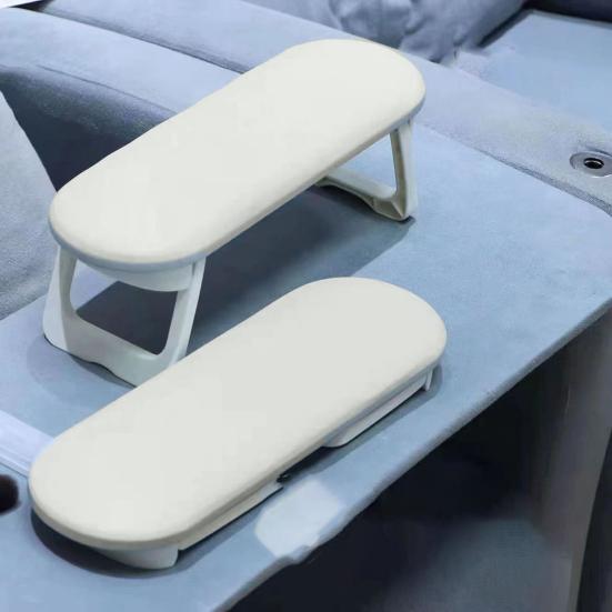 Yousheng Nail Hand Rest with Table Mat Adjustable Height Ergonomic Design Easy to Clean Faux Leather Nail Salon Manicure Table Foldable Nail Arm Rest