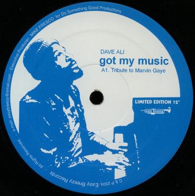 12inch Record DAVE ALI - Got My Music EB1013 Easy Breezy Rec 2004 US Dance & Electronica Used