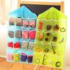 Space-Saving Transparent Hanging Wardrobe Organizer, Multi-Pocket Mesh Storage Bag for Underwear, Socks & Accessories