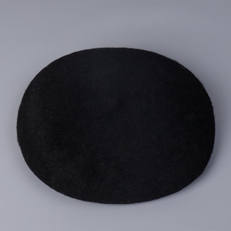 100% Australian Wool Plain Beret Cap French Minimalist British Pumpkin Hat Warm Winter Wool Painter Cap
