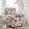 Elastic Recliner Cover Chivas Sofa Cover Single, Functional Sofa Cover FourSeason Printing Rocking Chair Sofa Cover