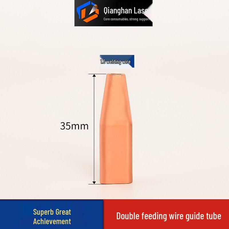 AS12 Dual Wire Feed Laser Welding Nozzle - Sharp Angle Wire Guide for Strong Precision Cutting