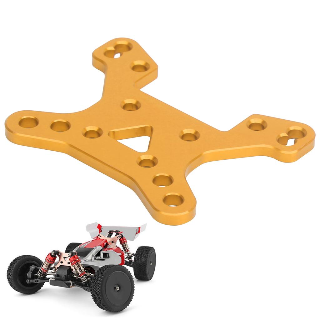 Front Shock Absorber Board Damping Plate Fit for Wltoys 144001 114 RC Car Spare PartsGold Y