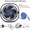 USB Desk Fan, Mini Fan 4 Inch with 3 Speeds Strong Wind and 360 Rotatable,Portable Desktop Fan Quiet Suitable for Sleep with Baby,Reading,Work from om