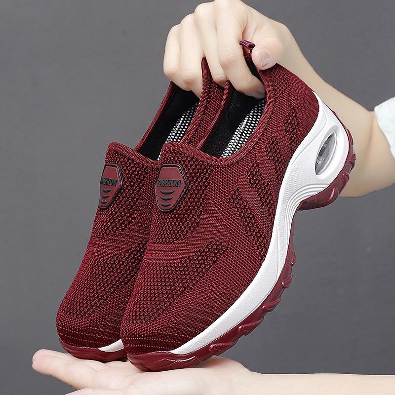Modne buty casualowe damskie są miękkie, wygodne i lekkie siatkowe oddychające buty sportowe damskie