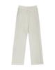 Autumn and winter sweatpants fleece sweater pants women's wide-leg pants loose high-waisted sports straight pants warm and casual