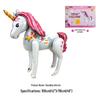 3D Golden Reindeer Aluminum Foil Balloon - Christmas Party Decoration