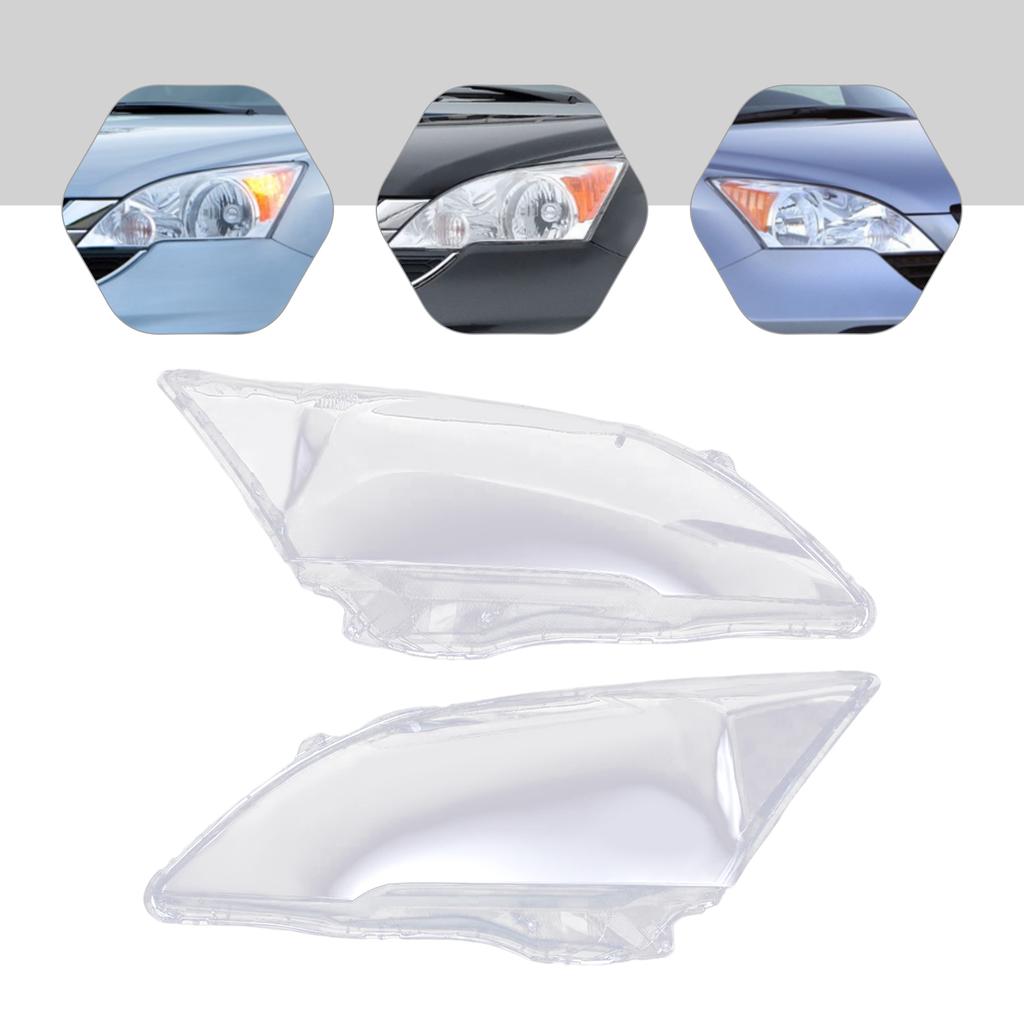Înlocuire Capac Far Auto pentru Honda CRV 2007-2011, 1 Pereche Capac Lentilă Far Clar, Poziționare pe Vehicul:Față, Stânga și Dreapta