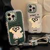 Couple Trendy Dog Mirror Is Suitable for IPhone 16, IPhone 15 Phone Cases 14 ProMax11 Bracelets 12