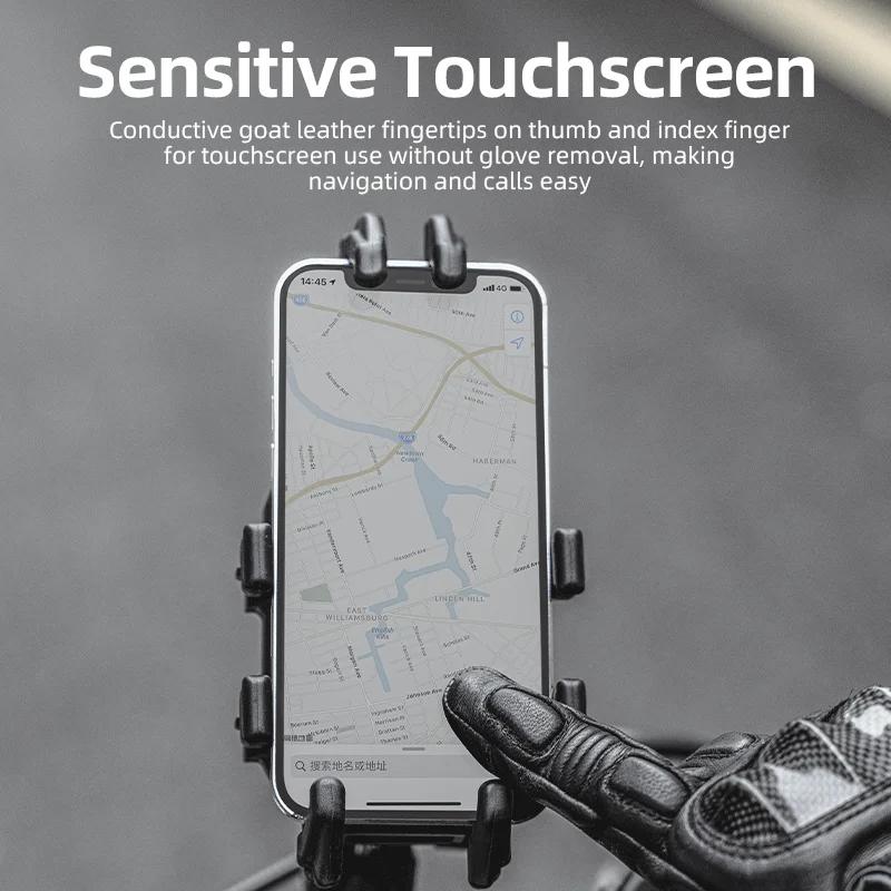 Full Finger Racing Gloves Motorcycle Tactical Gloves Touch Screen Outdoor Sports Protection Cycling Bike Gloves