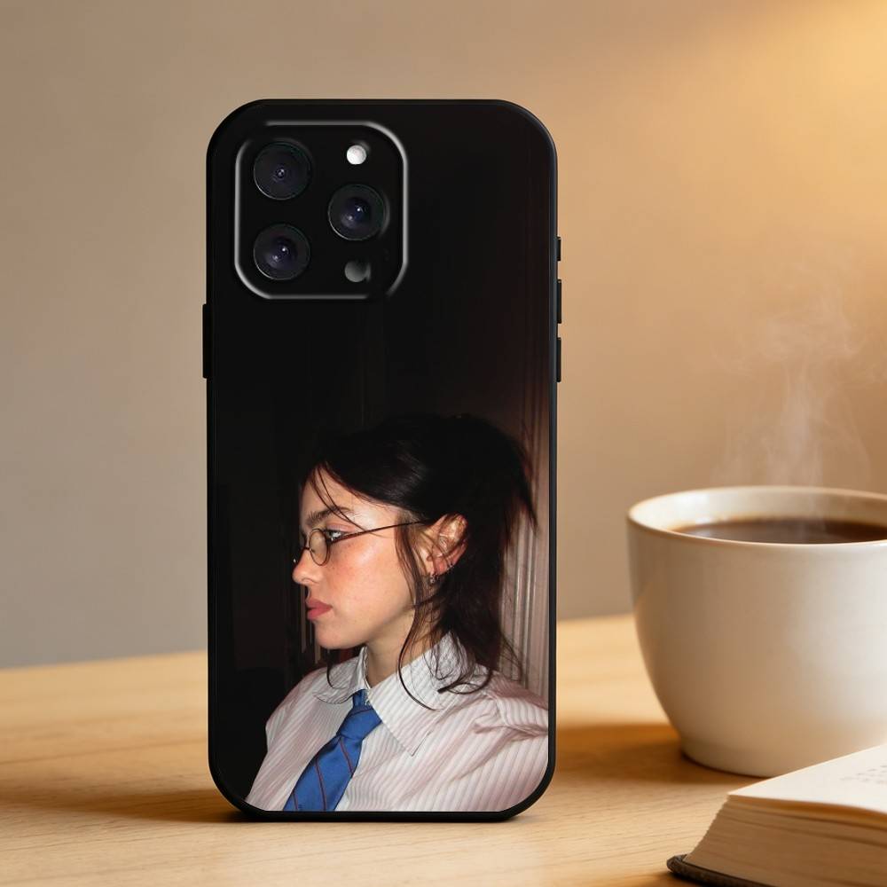 Singer B-Billie Phone Case For iPhone 16,15,14,13,12,17,Pro Max,Plus Silicone Black Case