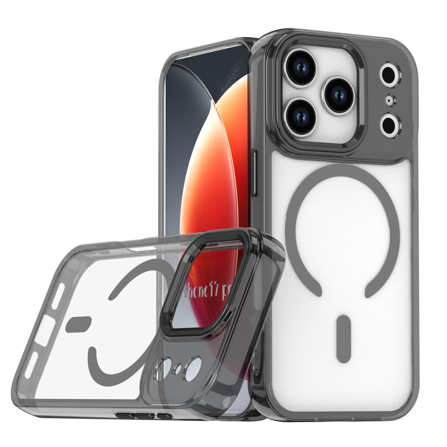 iPhone11Promax bright magnetic mobile phone case Apple 11 wireless charging 11 transparent protective case iPhone17