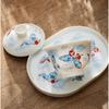 Chinese Retro Ceramic Gaiwan Handmade Tea Tureen Teacup Household Porcelain Tea Bowl Travel Portable Tea Set Accessories 130ml