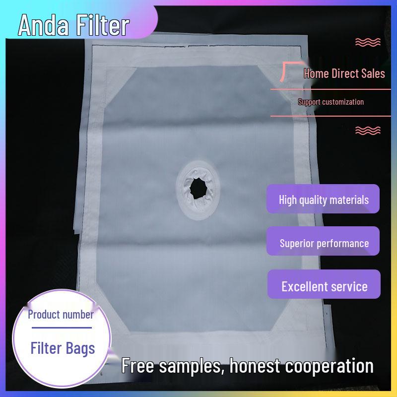 Alkali Resistant Industrial Filter Bag with Frame Press and Box-Type PP/PE Cloth Customized Filter Cloth