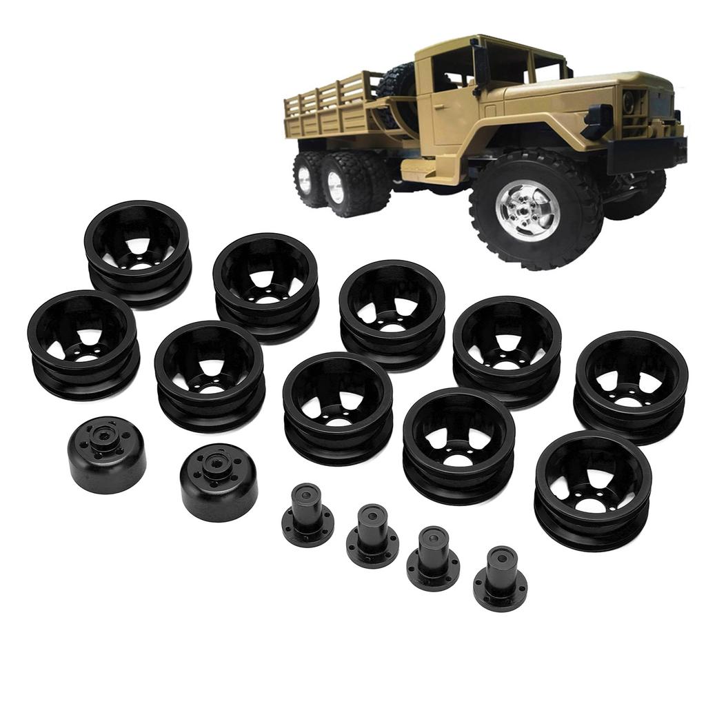 Aluminum Alloy Metal Wheel Hub for WPL B24 B36 1/16 6 Military Tracked Vehicle Wheel Rims Hub