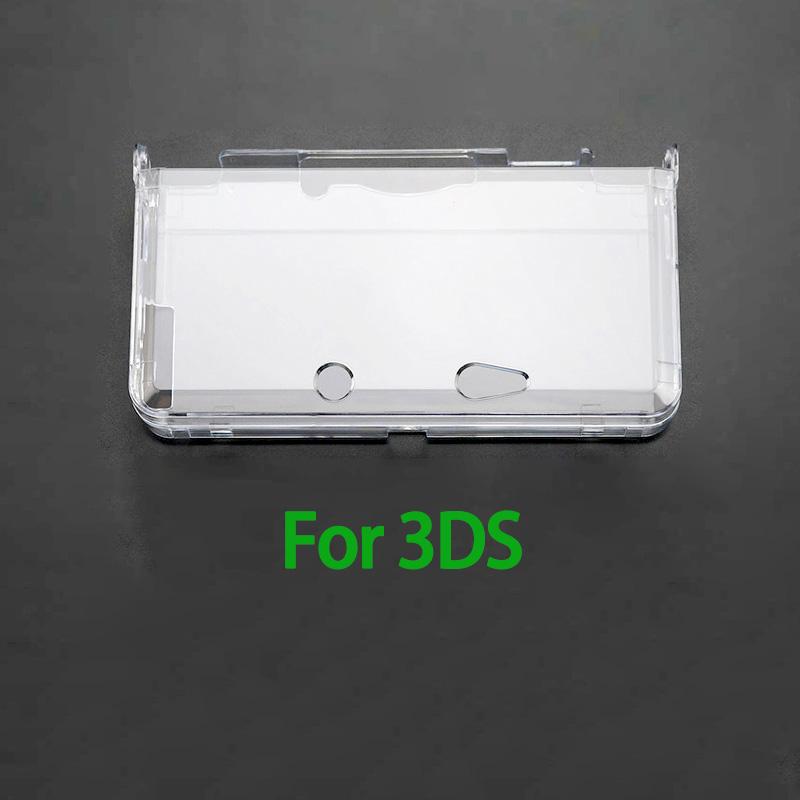 1PC Plastic Clear Crystal Hard Shell Case Cover For 3DS New 3DS XL LL For NDS Lite NDSL NDSi XL LL For PSP 2000 3000 PSV 1000