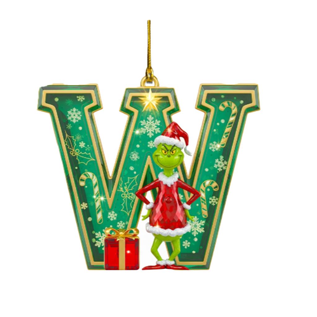 2D Christmas Decoration Pendant Christmas Tree Tag Theme Party Crafts Ornament