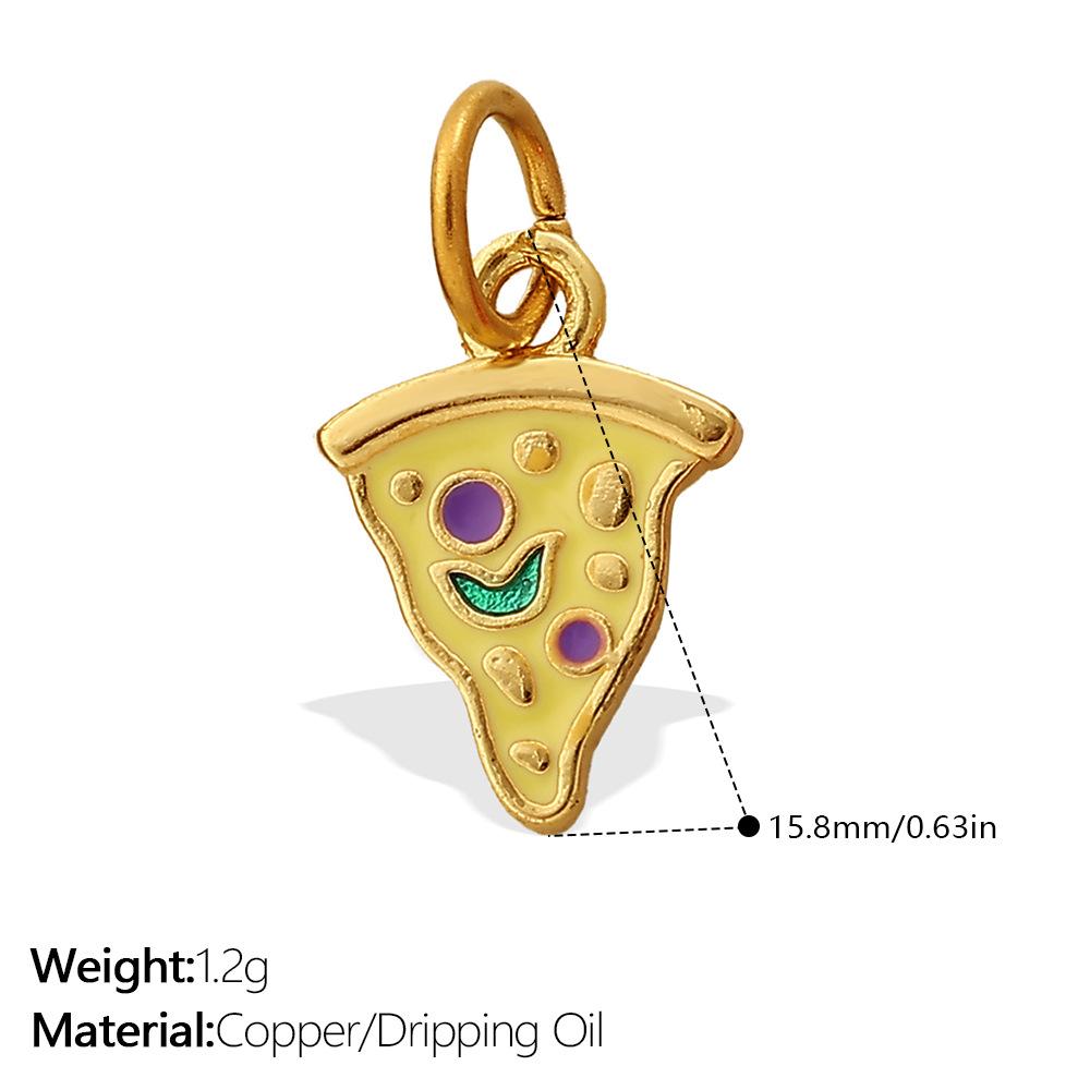 Cartoon Color Oil Drop Pendant Accessories Cute And Diverse Ice Cream Flower Diy Earrings Pendant