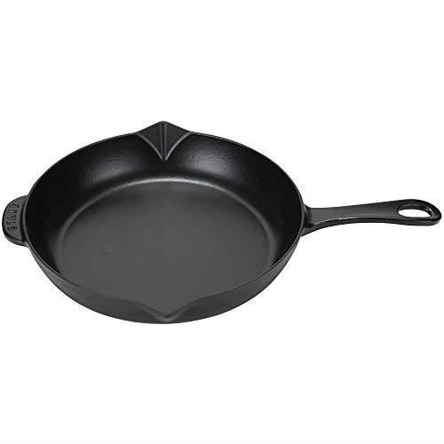 Staub 40510-617-0 Poêle en fonte, Noir Mat, 26 cm 40510-617-0