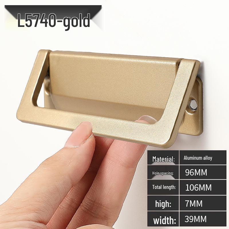 Moderner europäischer Stil, unsichtbarer Schrankgriff ohne Bohren