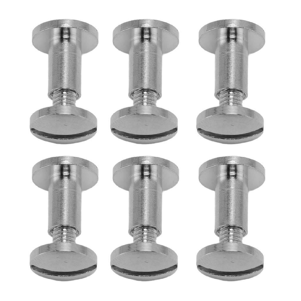 20 Sada Nýtů a Šroubů Zinková Slitina Kožené Nýty Stříbrné Měděné Obloukové Nýty pro Knihařství a