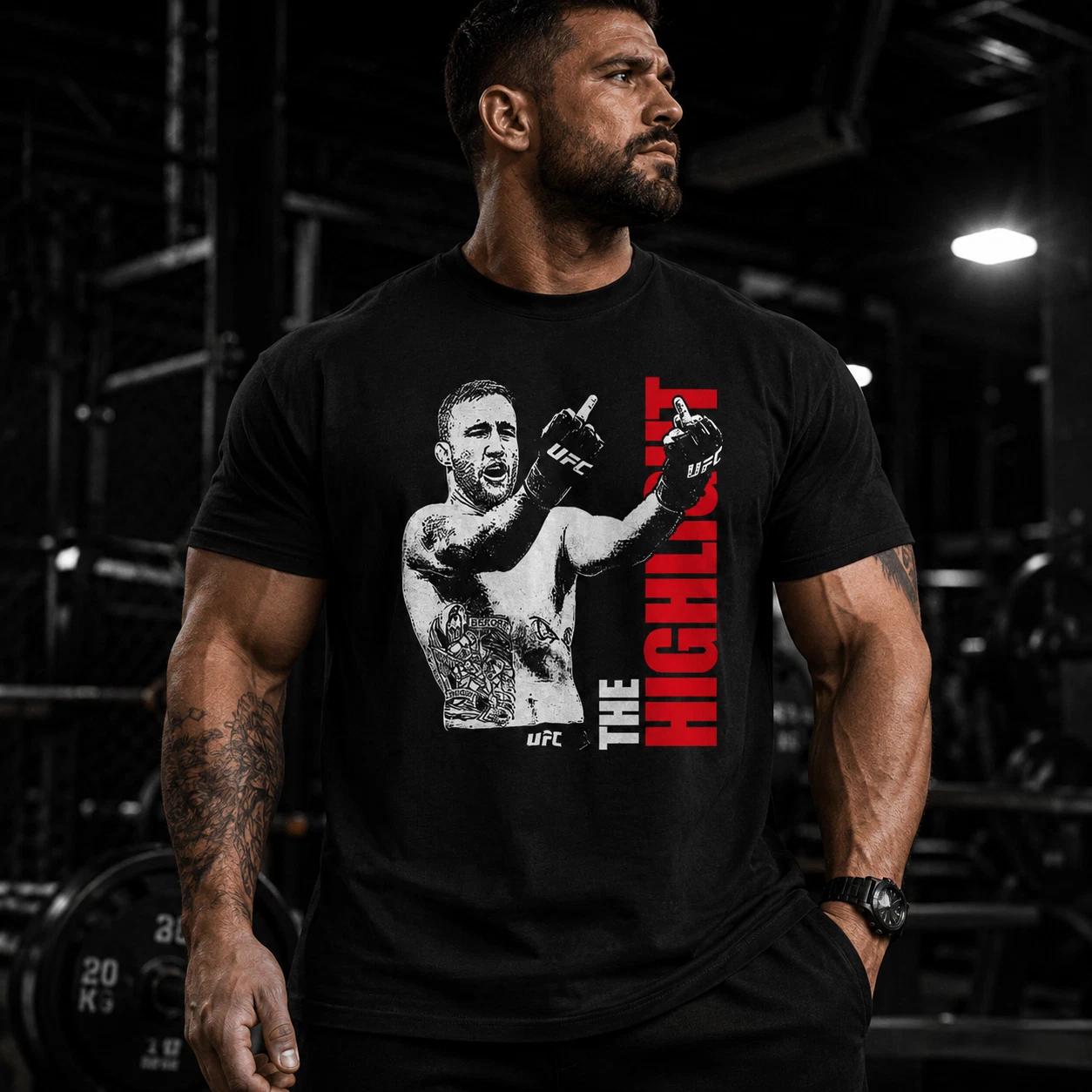 Justin Gaethje The Highlight Fighter Graphic Tee S