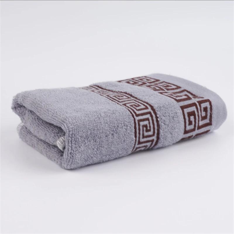 New 34x74cm Pure Cotton Towel Absorbent Solid Color Soft Comfortable Men And  Women Family Bathroom Hand Towel