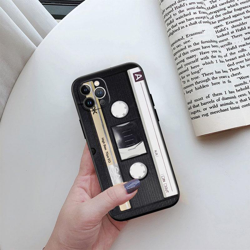 Cassette Vintage Tape Phone Case for Samsung Galaxy S20 S21 Ultra FE Plus A26 A30 A30S A31 A52 A42 A50 A50S