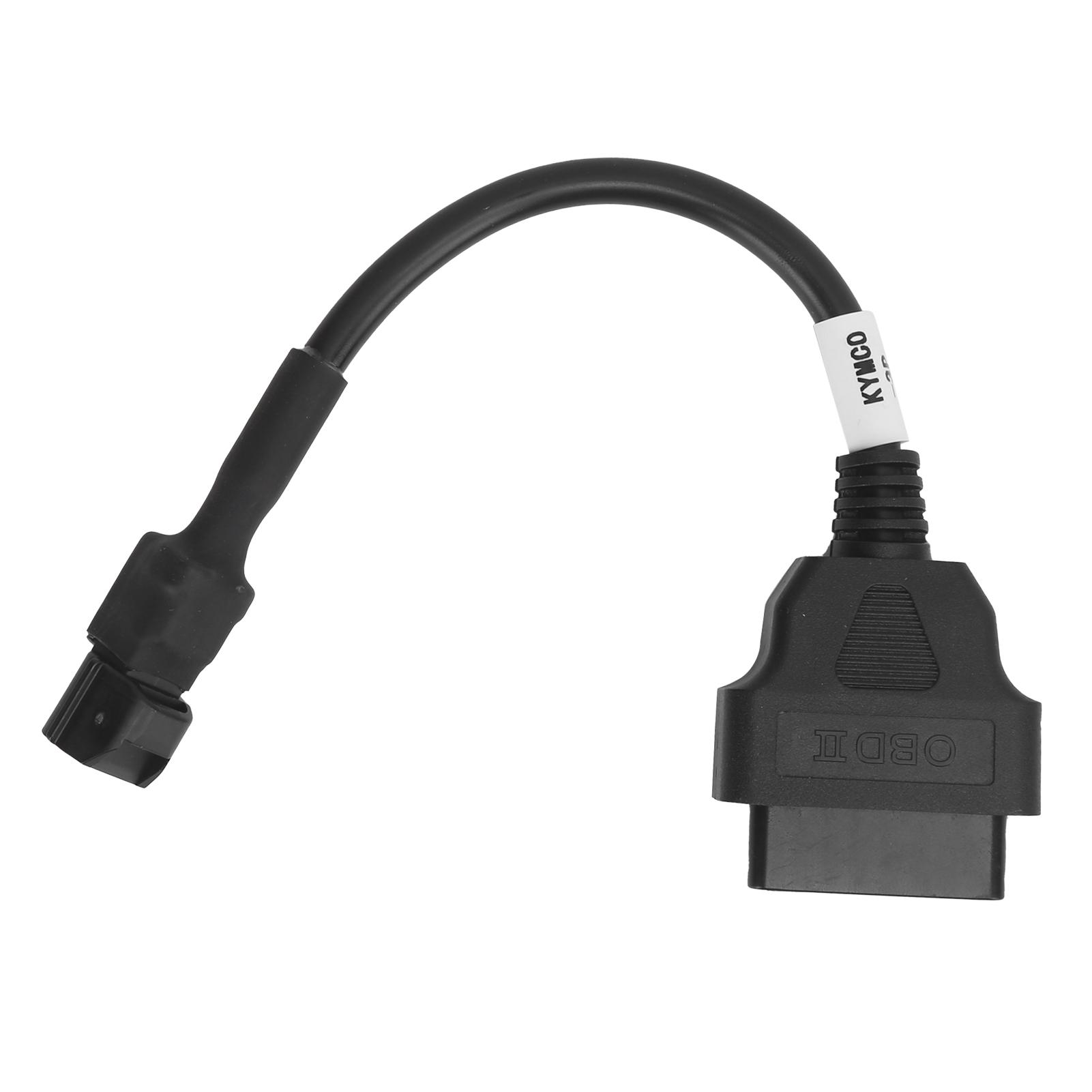 

Диагностический кабель OBD2 Хорошая проводимость Мотоциклетные аксессуары Замена для KYMCO 3-контактный